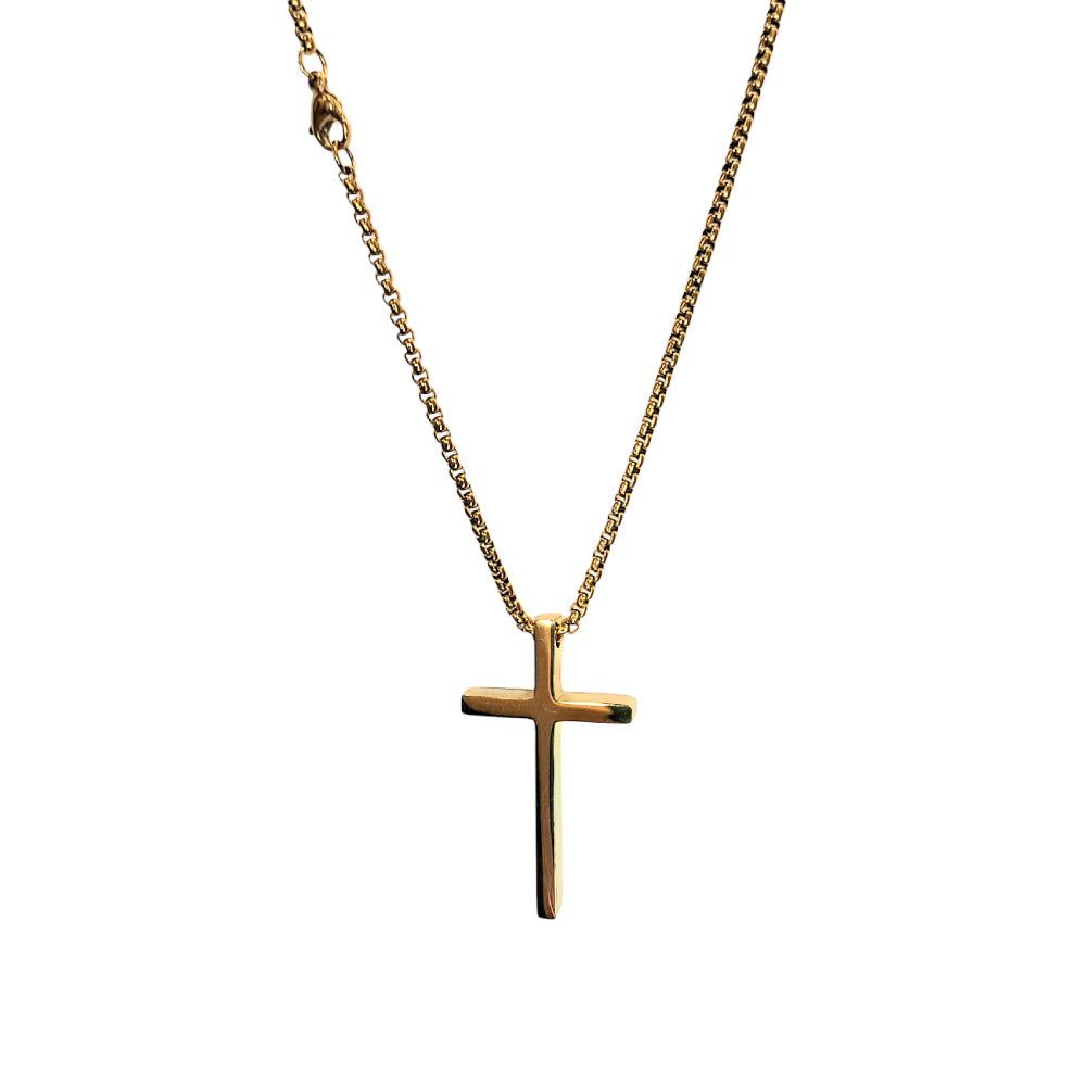 Gold Minimalist Cross
