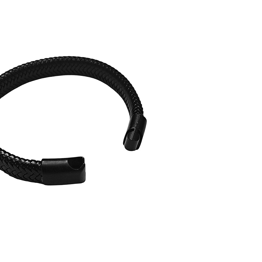 Magnetic Woven Leather Band